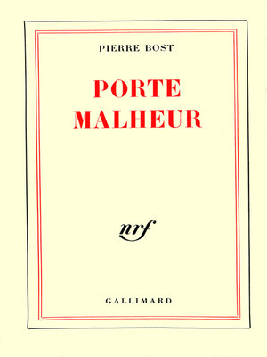 cover image of Porte malheur